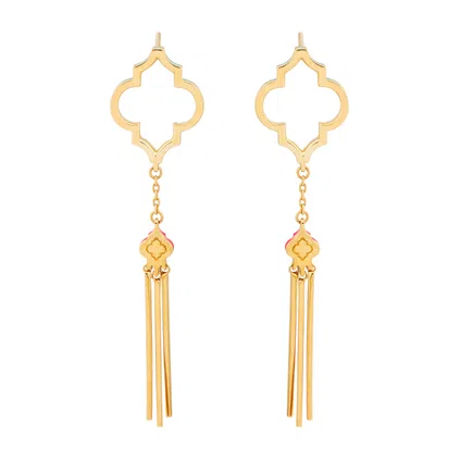 Длинные серьги LUTA Jewelry Poison Drop — модель znsbrtk — фото 2
