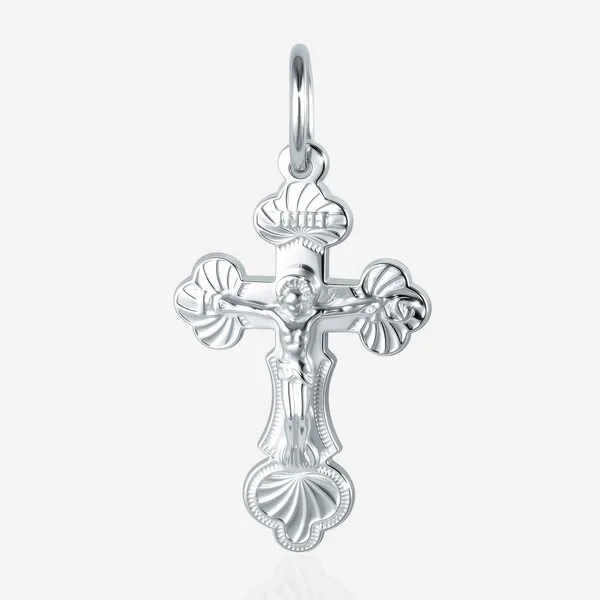 Подвеска крест из серебра — арт. 000-388824