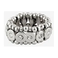 Кольцо с серебряным покрытием и кристаллом Swarovski Mini Mick Philippe Audibert Poison Drop — модель 6sax7qm