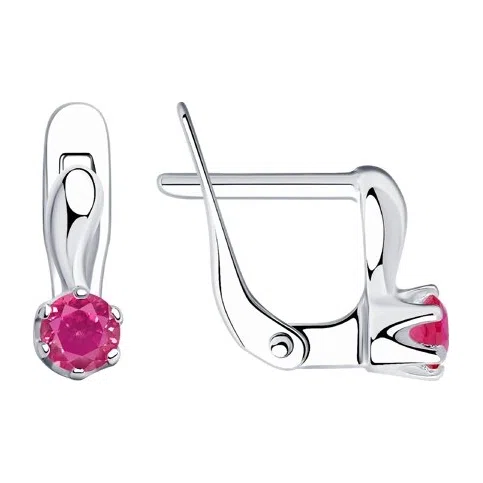 Серьги детские из серебра