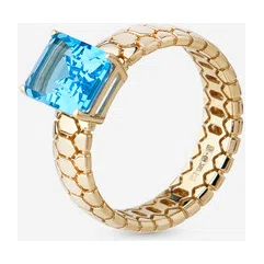 Кольцо из золота с топазом L'VIBE Poison Drop — модель 36e9y3d — фото 3