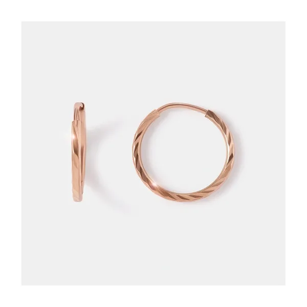 Серьги-конго из золота — арт. 10519-000915