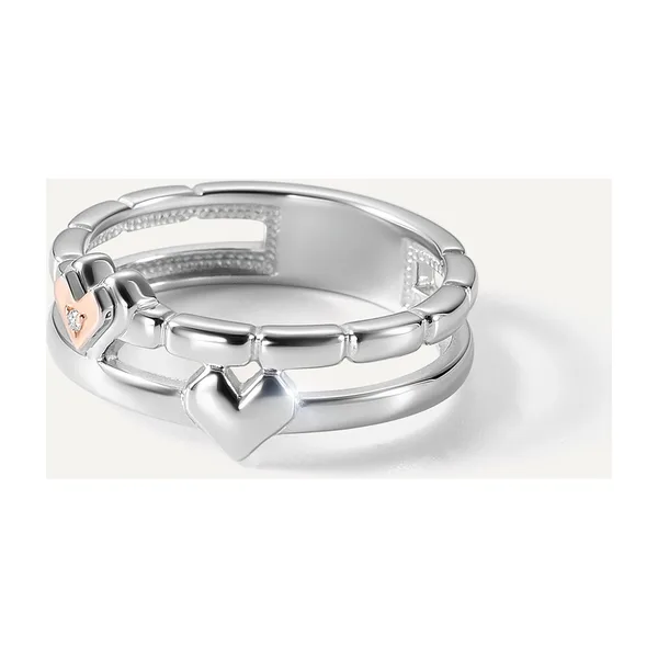 Кольцо из серебра 925 пробы с бриллиантом — арт. 10391-000017