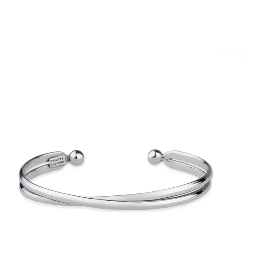 Серебристый двойной браслет Graig Philippe Audibert Poison Drop — модель tm1nmf2 — фото 2