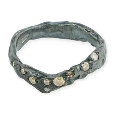 Кольцо Brave серебряное с бриллиантами Kintsugi Jewelry Poison Drop — модель ahe9ipe — фото 2