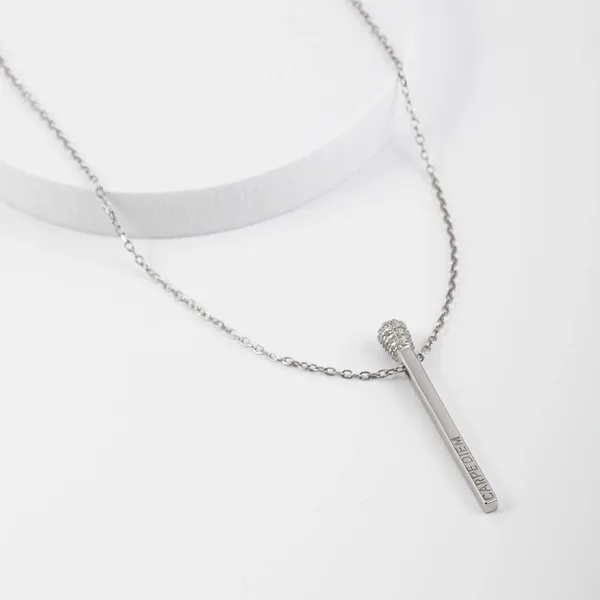 Колье из серебра с фианитами — арт. 000-349565