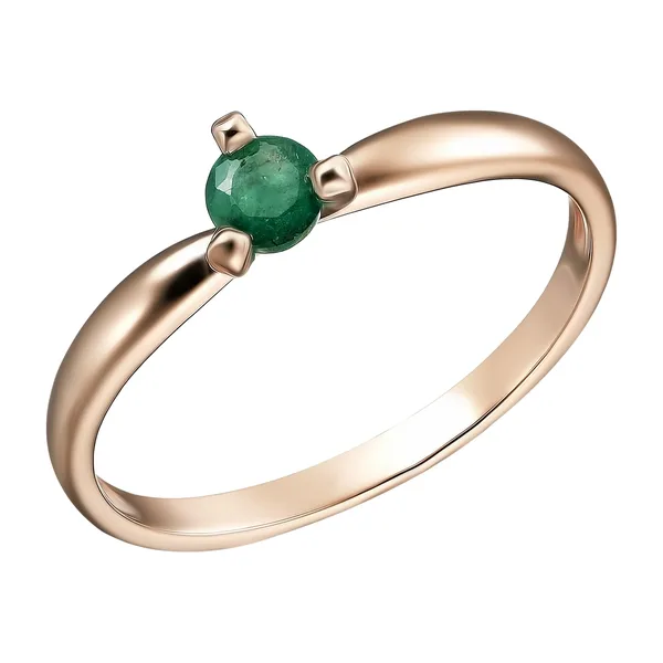 Серебряное кольцо с изумрудом — арт. 1064844