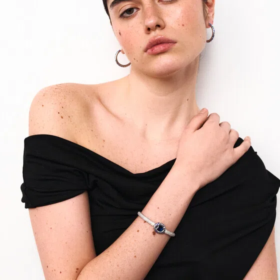 Серебристый браслет Blue Cloud Blue Jay Poison Drop — модель cwwa8kv — фото 3