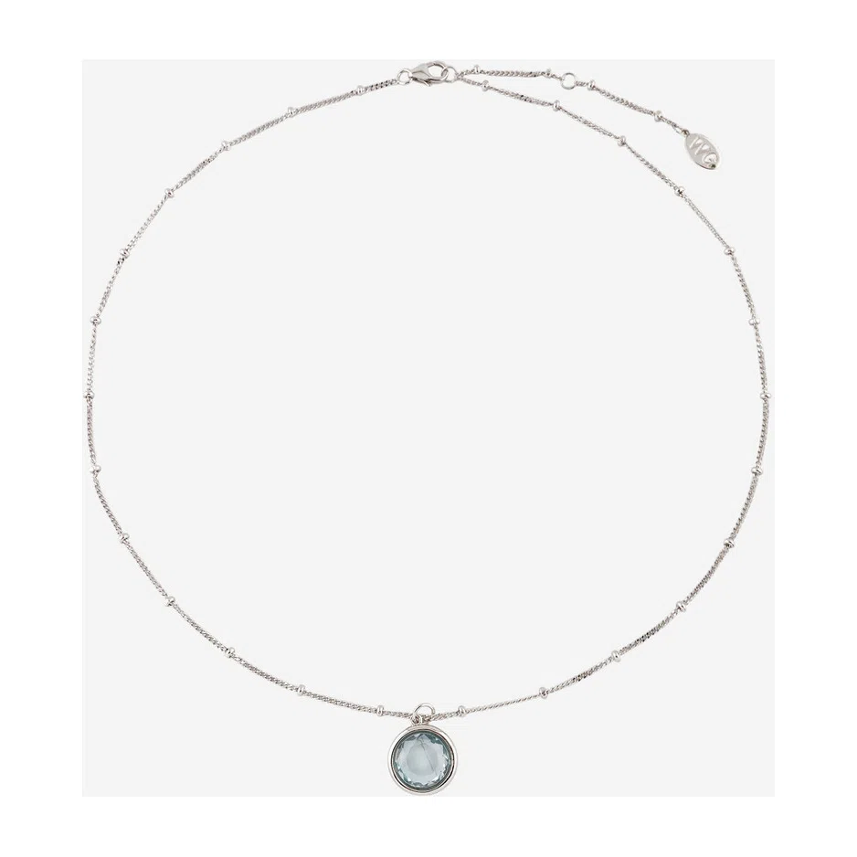 Колье с подвеской из серебра с голубым топазом Wisteria Gems Poison Drop — модель dcvbu0c — фото 2