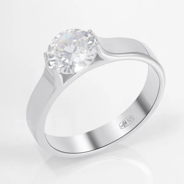 Кольцо из серебра с фианитами — арт. 000-399503