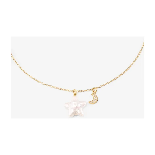 Колье из серебра с жемчугом — арт. 000-405511