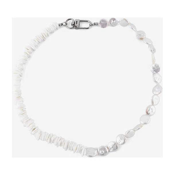 Серебристое ожерелье ANNA из жемчуга и ракушек ANIMA MUNDI Poison Drop — модель n1xt73w — фото 3