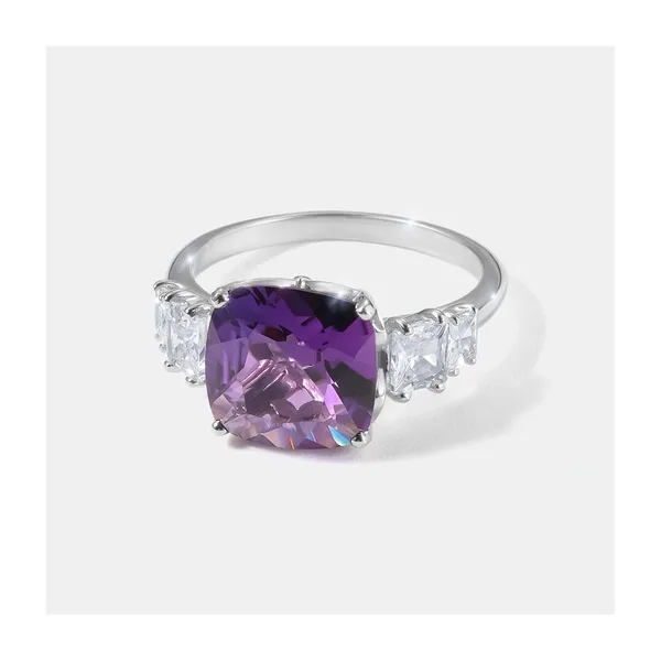 Серебряное кольцо с аметистом — арт. 10322-005477