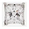 Топ для пирсинга из платины с фианитом Princess prong AURIS Poison Drop — модель tbhbdgf — фото 3