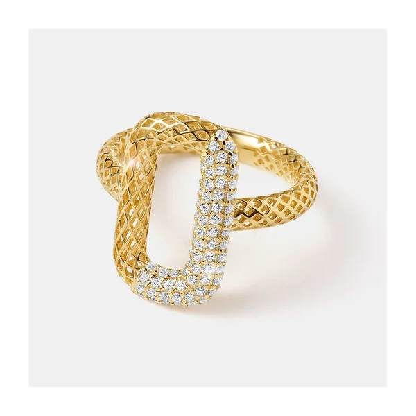 Серебряное кольцо с кубическим цирконием — арт. 10323-000409