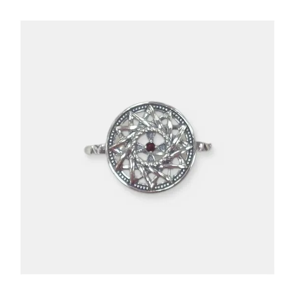 Серебряное кольцо с гранатом «Эрцгамма» — арт. 10322-004514