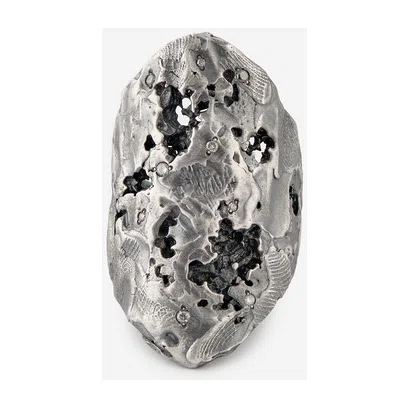Кольцо из черненого серебра с бриллиантами Surrender Kintsugi Jewelry Poison Drop — модель syysg9c — фото 3