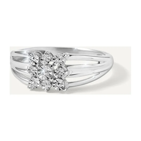 Серебряное кольцо с бриллиантом — арт. 10321-000785