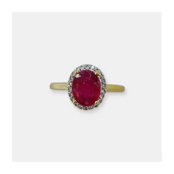 Серебряное кольцо с рубином — арт. 10321-001321