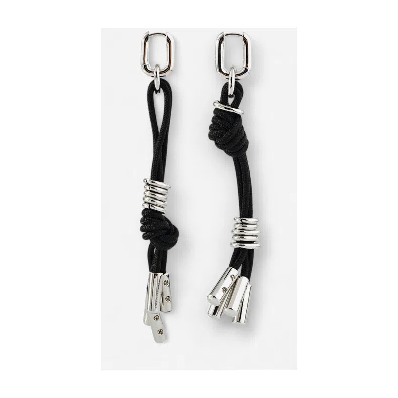 Серебристые серьги Jungle Black TATI YORK Poison Drop — модель umz7idp