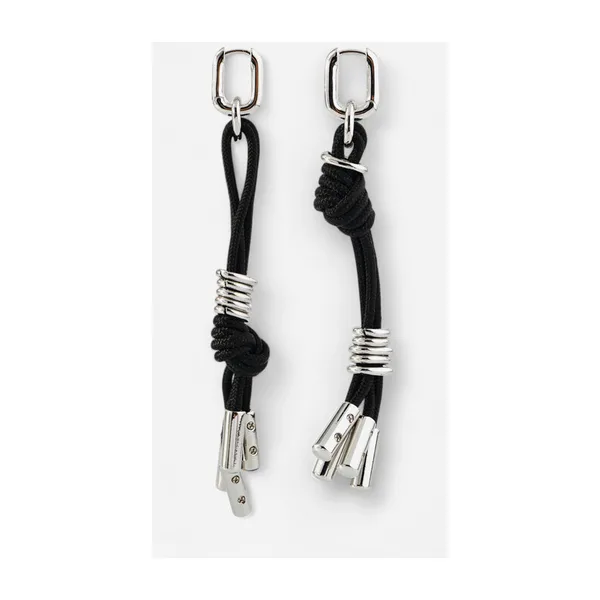 Серебристые серьги Jungle Black — модель umz7idp