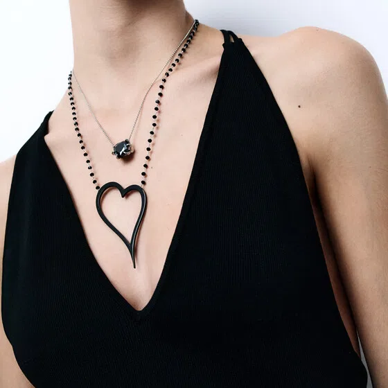 Колье из серебра HEART Dzhanelli Jewellery Poison Drop — модель 9jn2bjp — фото 2