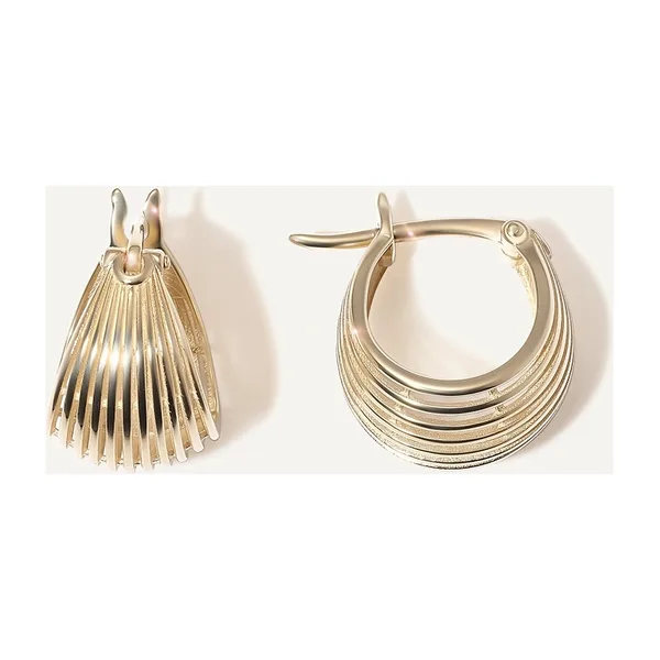 Серьги из желтого золота