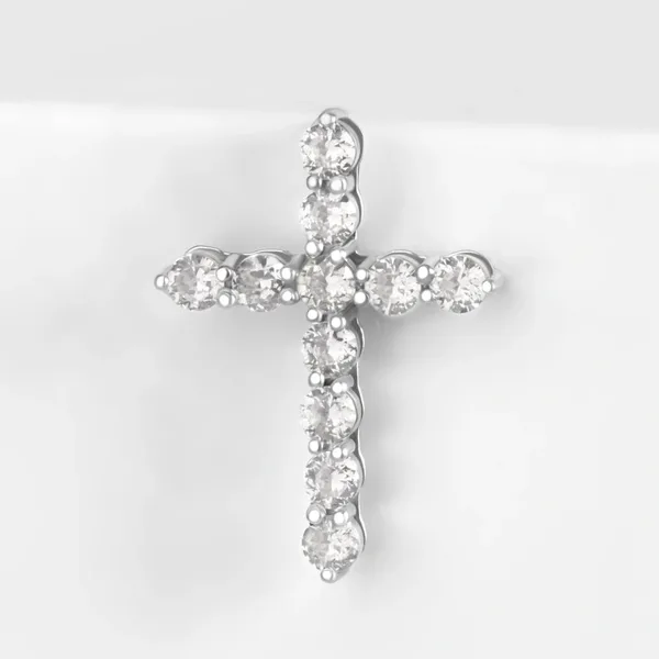 Подвеска из серебра с фианитами — арт. 000-382772