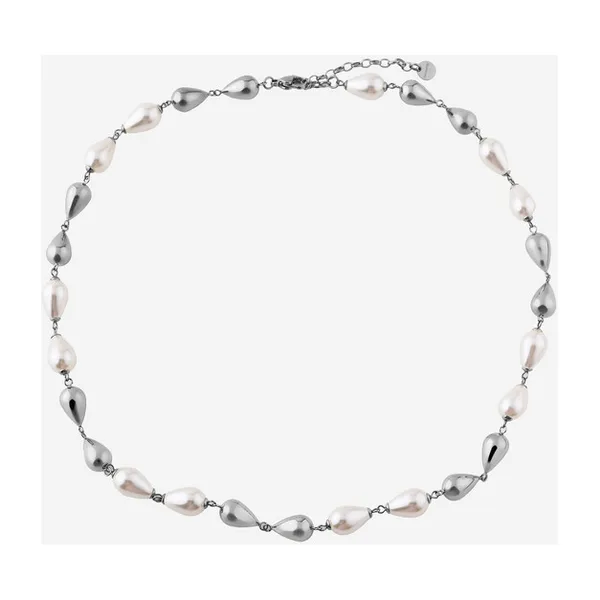 Колье из стали с жемчужными бусинами PERFECT — модель 0yzrtnt