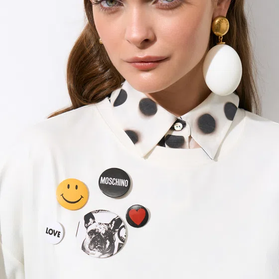 Брошь «Набор из 5 значков Moschino» Poison Drop — модель 5n24vup — фото 6
