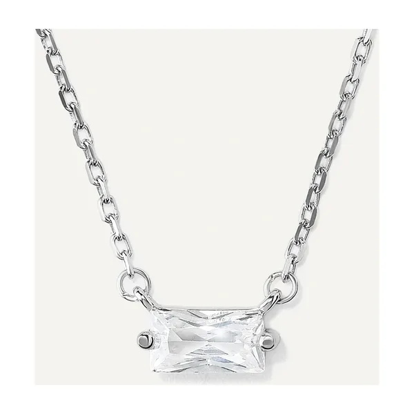 Серебряное колье с кубическим цирконием — арт. 074958