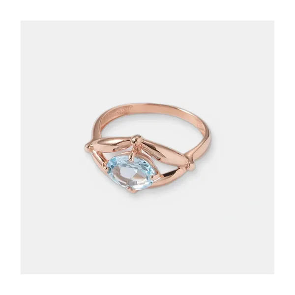 Серебряное кольцо с топазом — арт. 10322-005784