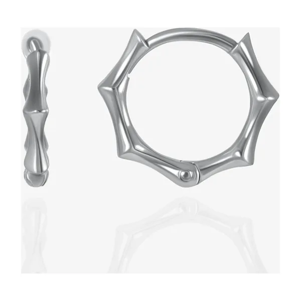 Серьги конго из серебра — арт. 000-397232