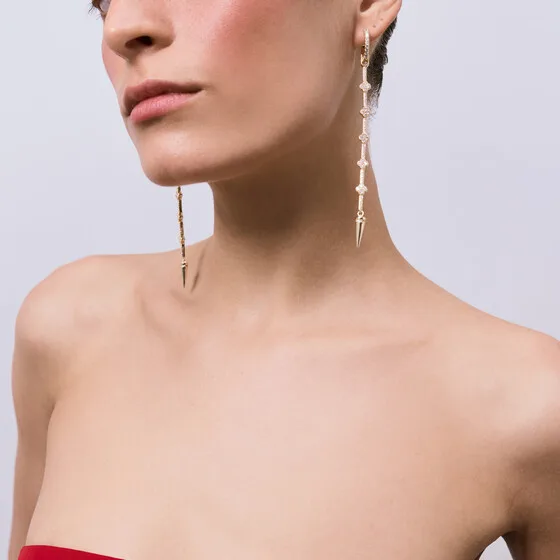 Длинные серьги INDULGENCE safina concept — модель fyegfud