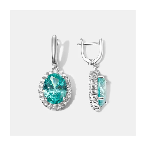 Серебряные серьги с кубическим цирконием — арт. 10523-000193