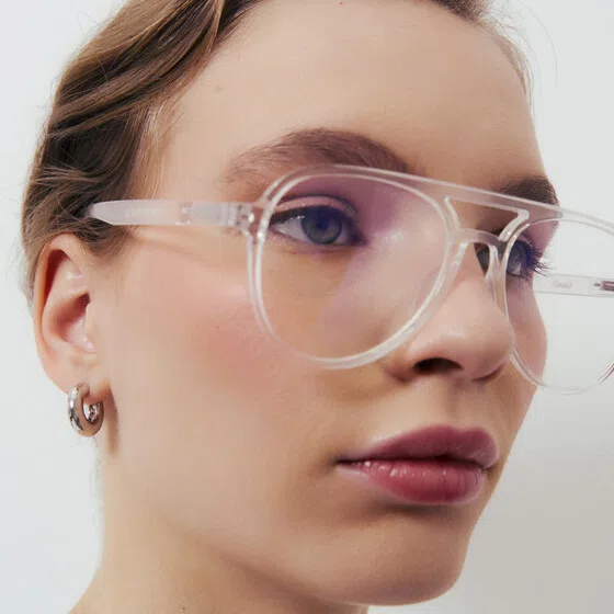 Серебристые маленькие серьги-кольца Aloud Poison Drop — модель uehd5ht — фото 3