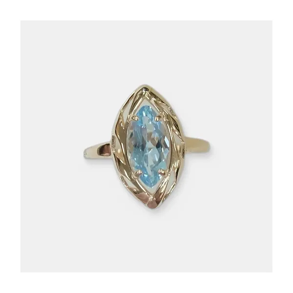 Серебряное кольцо с топазом — арт. 10322-005249
