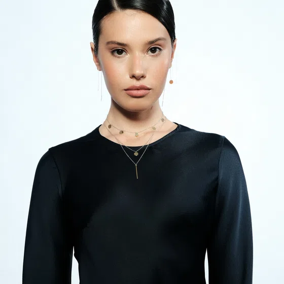 Серьги-продевки из серебра Tilda Poison Drop — модель j4zk4nq — фото 4