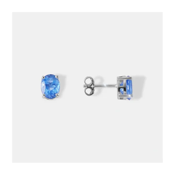 Серьги из серебра 925 пробы с топазами — арт. 10522-005637