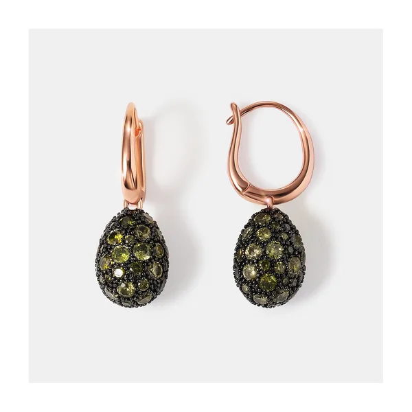 Серебряные серьги с кубическим цирконием — арт. 10523-000415