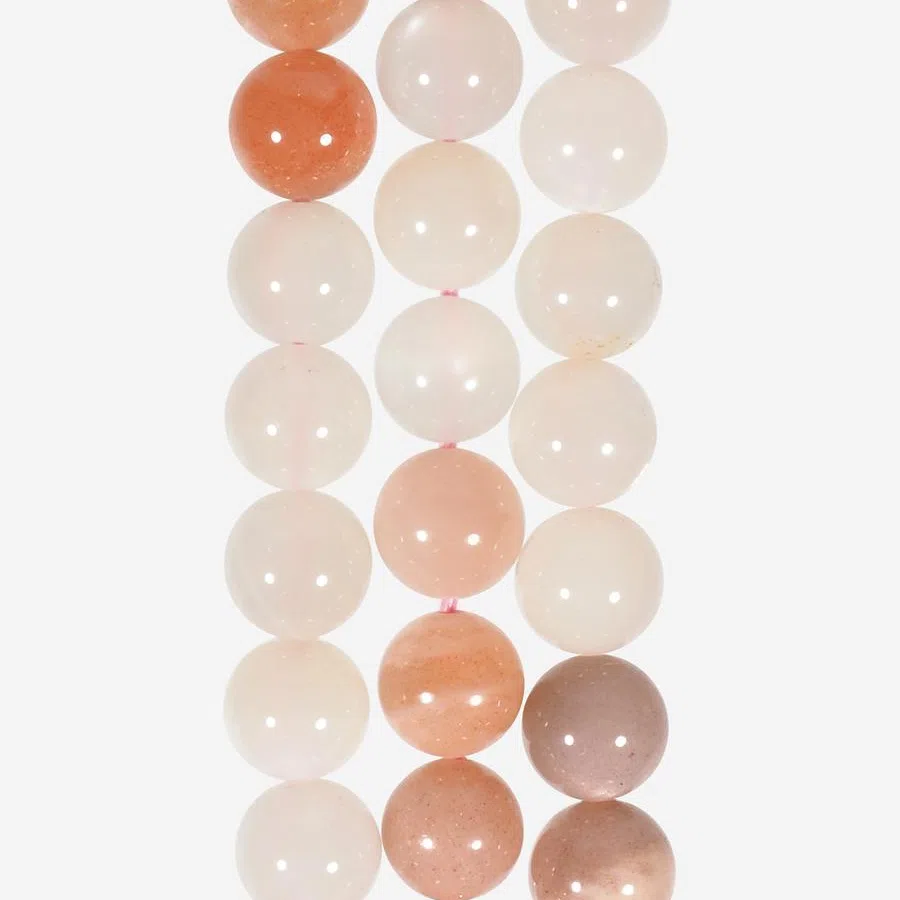 Бусины из адуляра (лунного камня), 46-51 шт. на нитке Камневеды — модель m8xm5g3 — фото 3