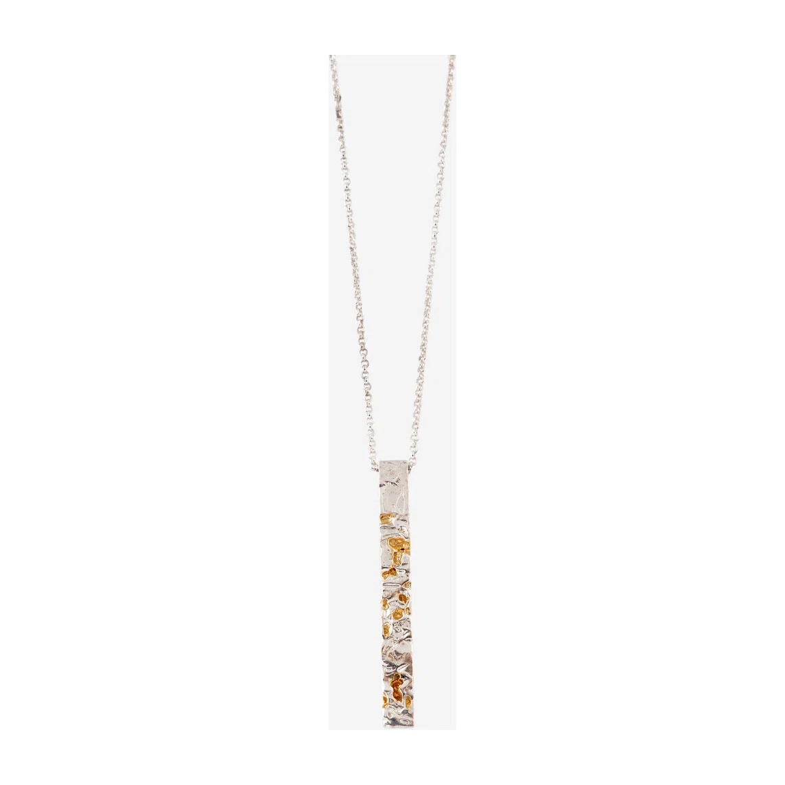Биколорное колье с подвеской из серебра Surrender Kintsugi Jewelry Poison Drop — модель ukgt592 — фото 3