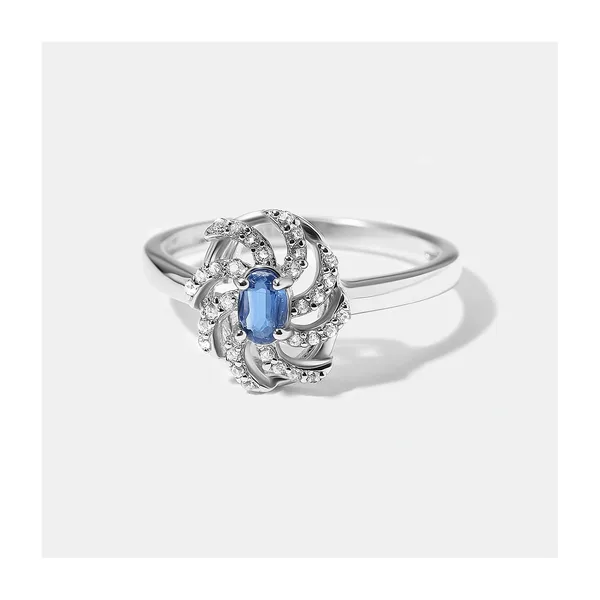 Серебряное кольцо с кианитом — арт. 10322-002735