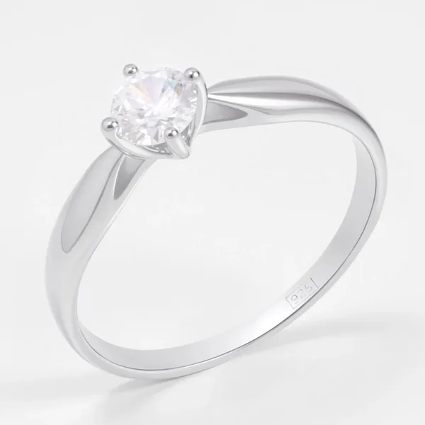 Кольцо из серебра с фианитами — арт. 000-395761