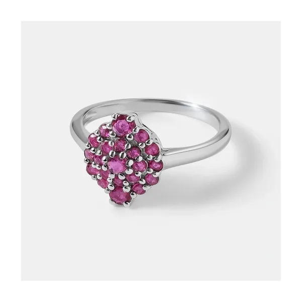 Серебряное кольцо с рубинами — арт. 10321-001489