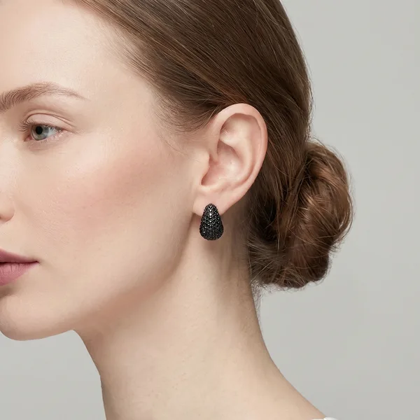 Серебряные серьги со шпинелью — арт. 10522-003295