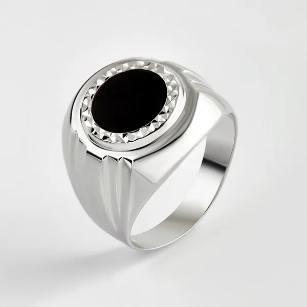 Печатка из серебра с фианитами — арт. 000-265594
