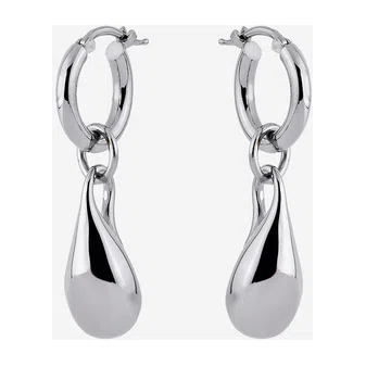 Серебристые серьги-кольца с подвесками Marni Poison Drop — модель 3ar3k4b — фото 2