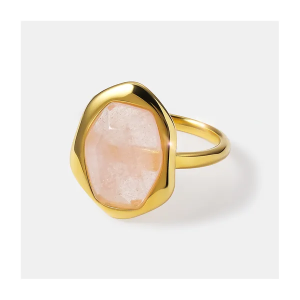 Серебряное кольцо с морганитом — арт. 10322-005399
