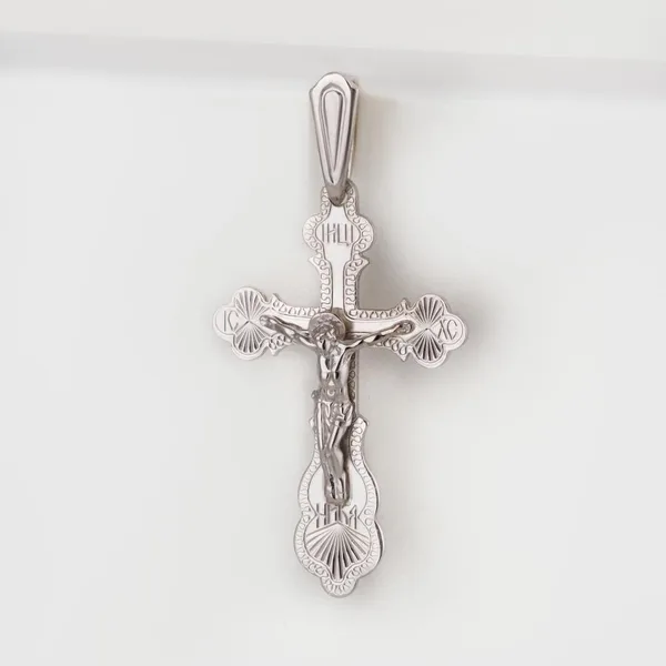 Подвеска крест из серебра — арт. 000-344679